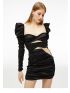 Hollow Silk Sexy Backless Dress